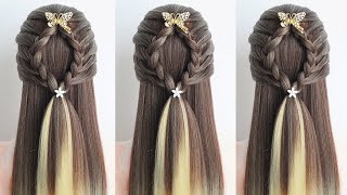 Quick And Easy Hairstyle For Long Hair  Simple Braided Hairstyle For Everyday