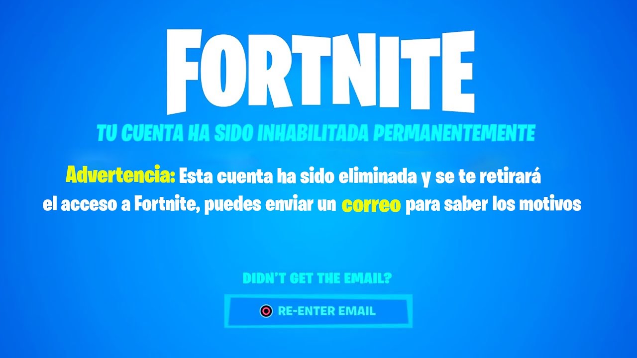  cuidado fortnite banea tu cuenta por esto youtube