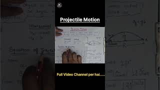 Projectile Motion Concept| NEET 2026 #neetshorts #neet