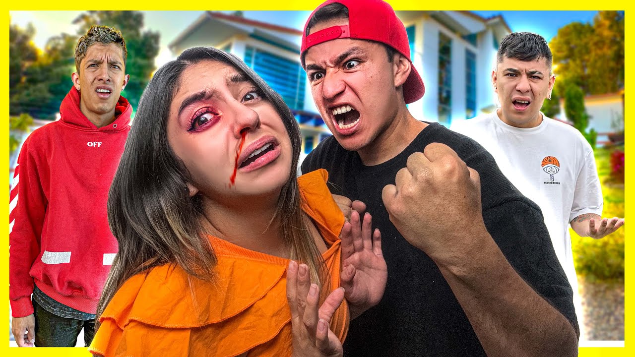 MI NOVIO me GOLPEA FRENTE a TODOS sus AMIGOS  y ASI REACCIONAN😱