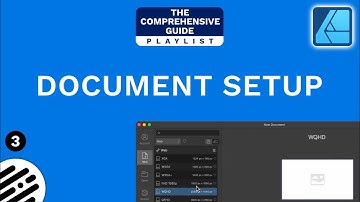 Affinity Designer Tutorial - Document Setup