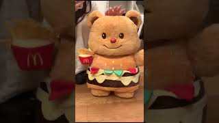 Adorable Hamburger Bear Plushie Review – The Cutest Stuffed Animal Ever!#cuteplush