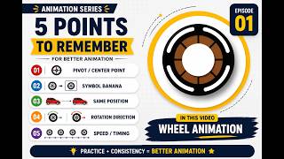 Wheel Animation in Adobe Animate | 5 Points to Remember 🚗