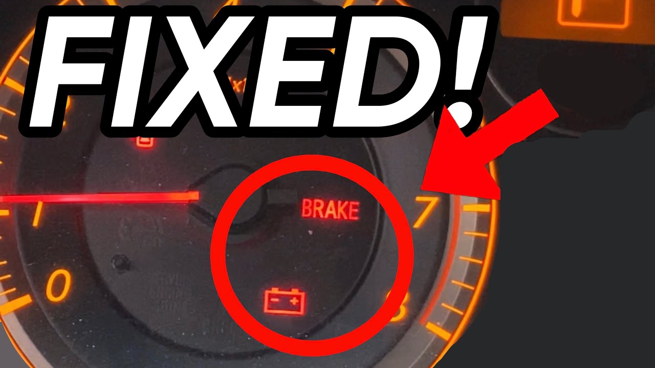 G35 SERPENTINE BELT FIX! Battery and brake light on and no power