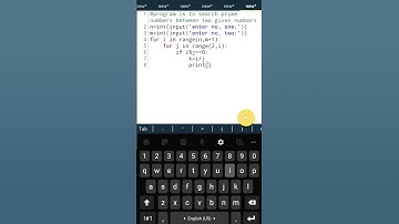 #14 program for print prime numbers b/w 1 and 10 in python #python #pythonforbeginners #pythob3