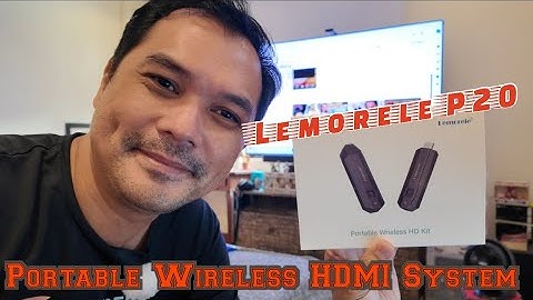Lemorele P20 Portable Wireless HDMI System Unboxing and Quick Test