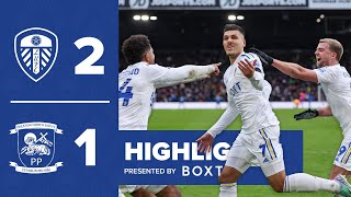 Highlights: Leeds United 2-1 PNE | Piroe 94th minute penalty! image