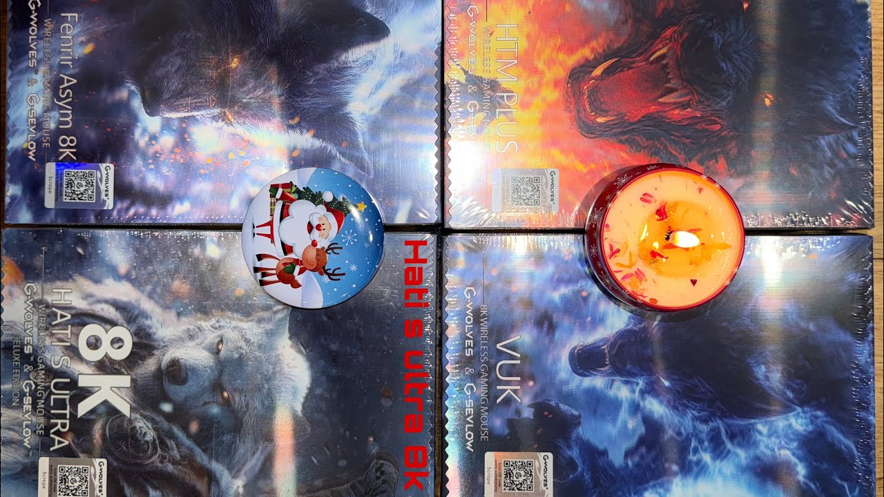 Распаковка G-Wolves part 1 (HTS Ultra 8K)