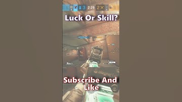Luck Or Skill? #aimbot #rainbowsixsiege