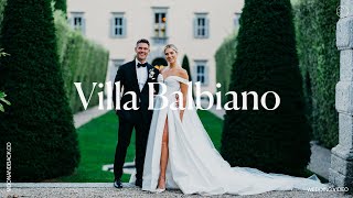 Villa Balbiano (House of Gucci) Wedding Film | Melanie and Blair | Moon and Back Co