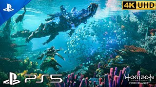 The Sea of Sands (Underwater Ops) | Realistic Ultra Graphics [4K] Gameplay | HORIZON FORBIDDEN WEST