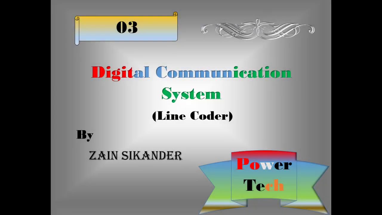 Digital Communication System: Second example of Line Coding| unipolar NRZ, polar NRZ-L,NRZ-I | 2020