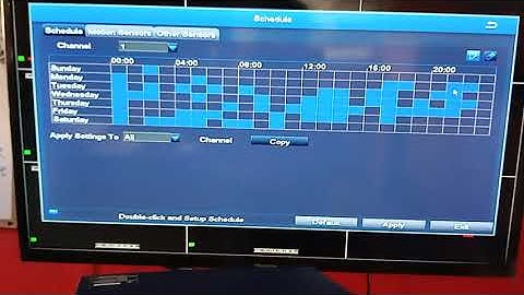 HOW TO SETUP CONTINUOUS RECORDING FOR DVR