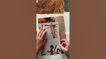 Creative Fusion: Exploring the Magic of Textured Papers, Gelli Prints and Stencils