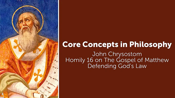John Chrysostom, Homily 16 on Matthew | Defending ...