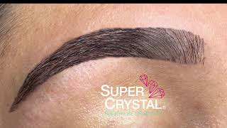 Aplicación Pigmento De Cejas Super Crystal.
