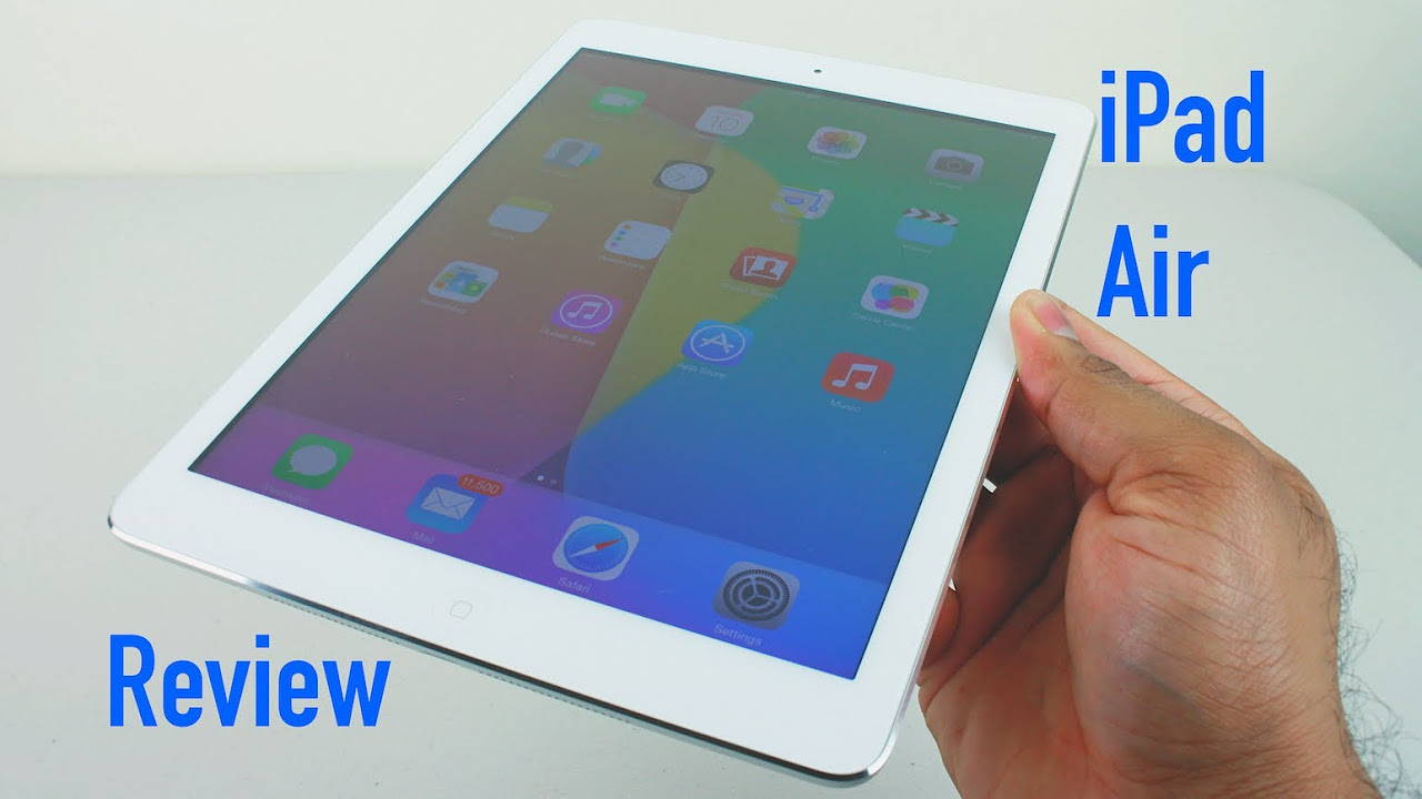 Apple iPad Air Review (White Silver, 16GB Wi-Fi) - YouTube