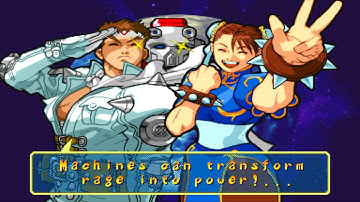 Marvel VS Capcom 1 - Jin/Chun-Li - Expert Difficulty Playthrough