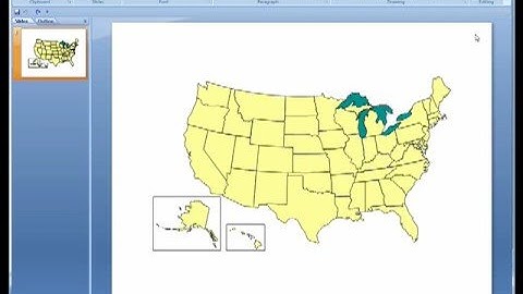 Edit PowerPoint Map - Ungroup