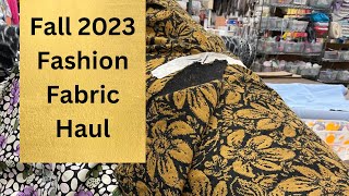 Fall 2023 Fabric & Sewing Supplies Haul - SR Harris - Mood Fabrics - Joann Fabrics #fabrichaul
