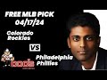 MLB Picks and Predictions - Colorado Rockies vs Philadelphia Phillies, 4/17/24 Expert Best Bets