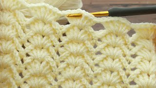 Muy hermoso 💯👌Great 💯👌 Very easy flashy crochet baby blanket detailed online training video