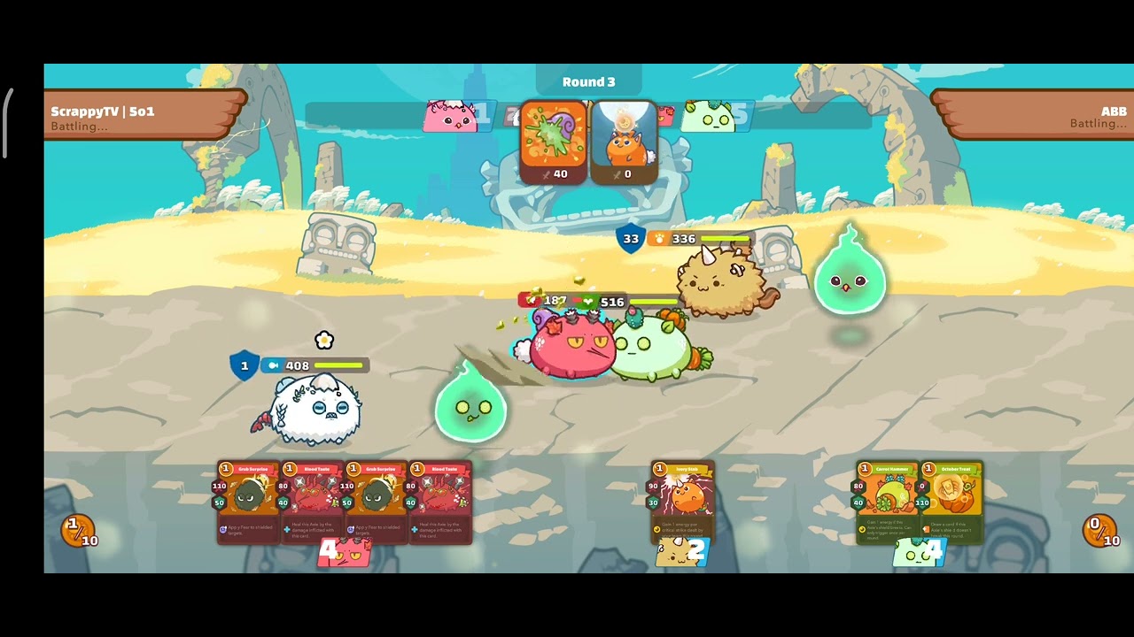 Aqua, Bug, Plant Egg Bomb Play | Axie Infinity Classic