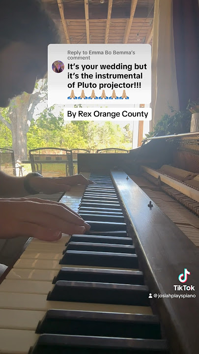 Pluto Projector as a WEDDING SONG #piano #rexorangecounty #weddingsong #plutoprojector