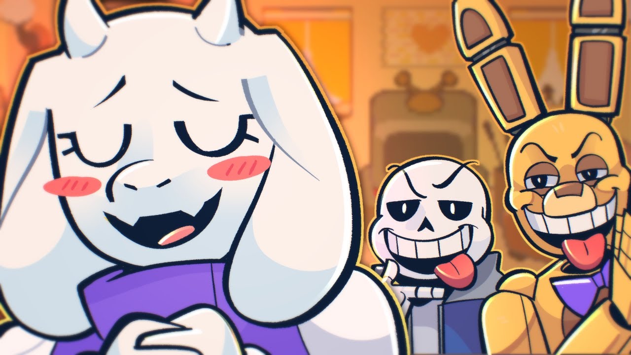 Sans ou SpringBonnie? Quem vai pegar a sua mãe? MEME FNAF Deltarune