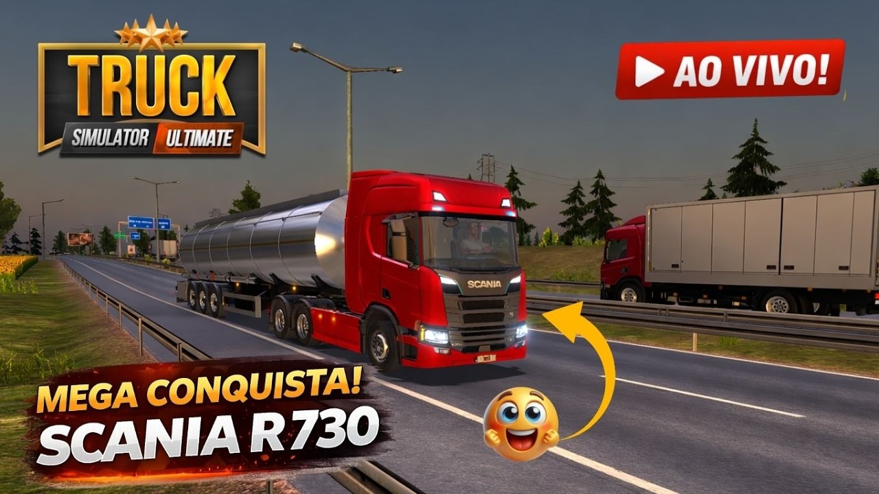 🚛🔥 AO VIVO - MEGA CONQUISTA! Consegui comprar  A 👉  SCANIA R730 no Truck Simulator Ultimate!