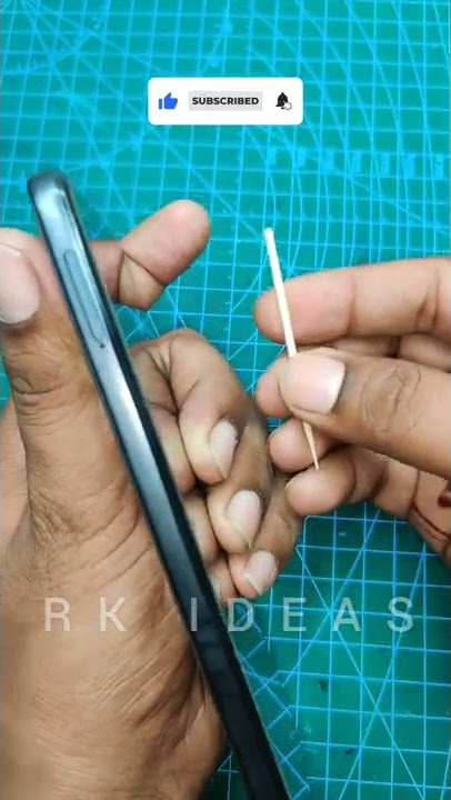 😳 Mobile Sim ejected with toothpick #rkideas #shorts
