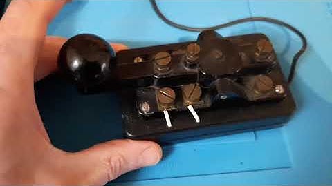 Converting an Old Morse Key to USB to Work With Morse Trainers and Hamsphere