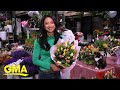 Mother&#39;s Day sales inside LA&#39;s flower mart