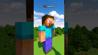 Which Arrow Will Destroy All Heds And Steve vs Different Hammer's ! #minecraft #shorts #youtube