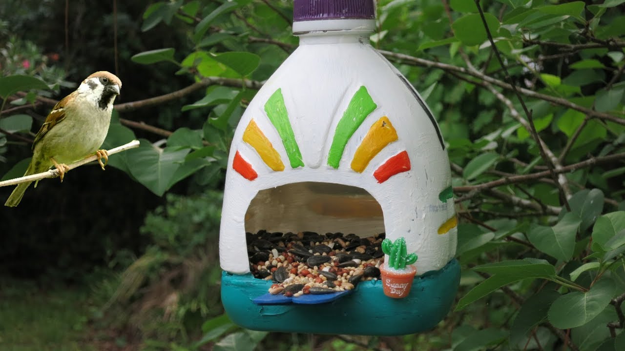 How To Make An Adobe Bird House Bird Feeder Out Of A Recycled Plastic How To Make An Adobe Bird House Bird Feeder Out Of A Recycled Plastic