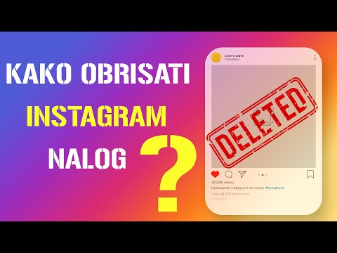 Kako obrisati instagram ? (2021)