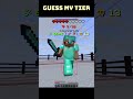 COMMENT MY TIER  #minecraft #bestindianpvpers #minecraftshorts #gaming #clutch #hypixel #mincraftpvp
