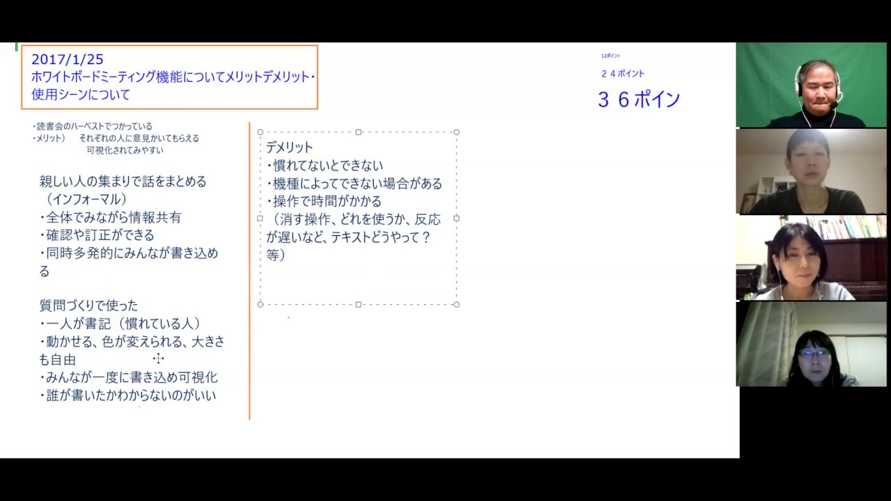 ボード 機能 ホワイト Zoom