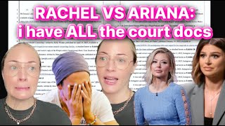 rachel vs ariana: the court documents are a DOOZY