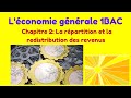 Economie gnrale  la rpartition et la redistribution des revenus