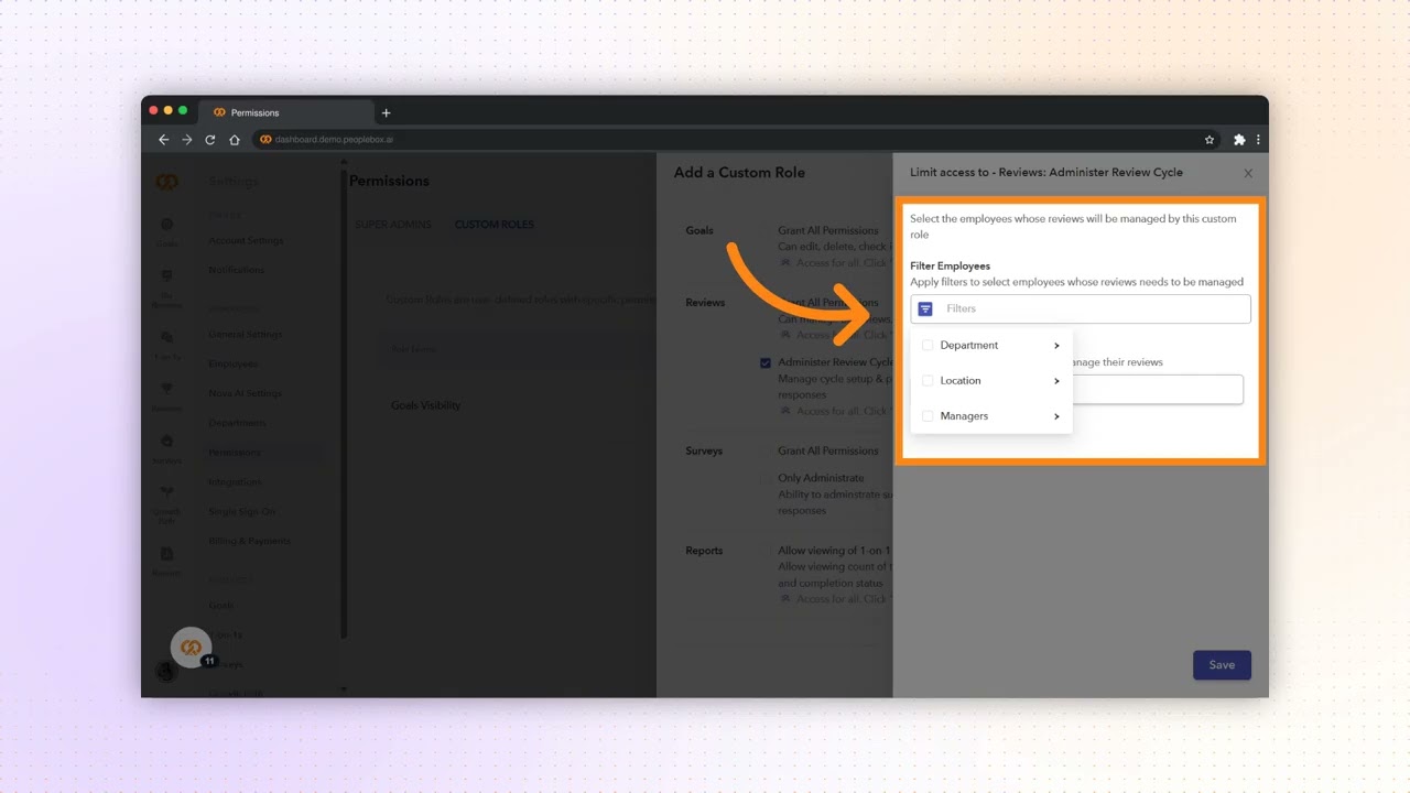 Configure ACL for Reviews