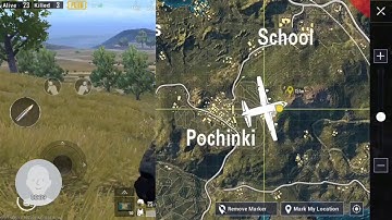 PUBG MOBILE..% AIR DROP PLANE CRASH IN GROUND