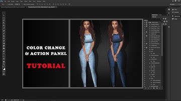 (IMVU TUTORIAL) Recolouring & Action Panel -photoshop-