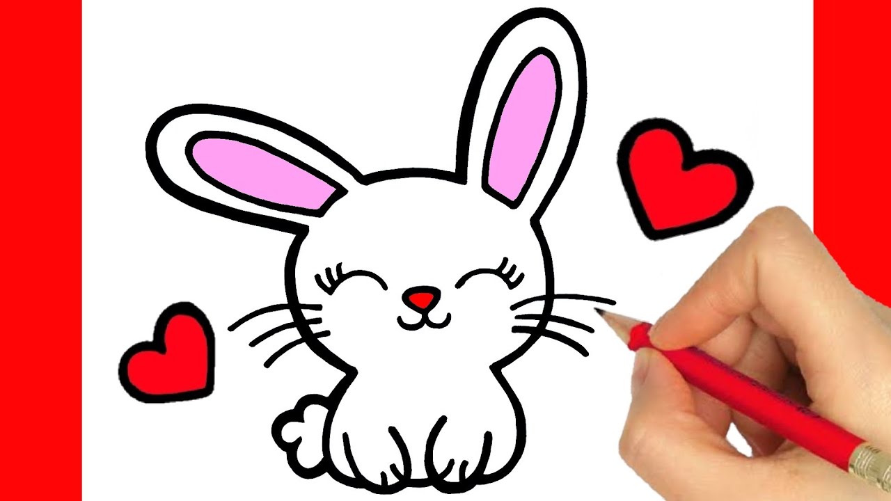 Rabbit Drawing {5 Easy Steps}! - The Graphics Fairy