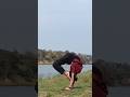 Finding my balance where the river meets the soul. ✨ #fitness #yoga #ytshorts #shorts