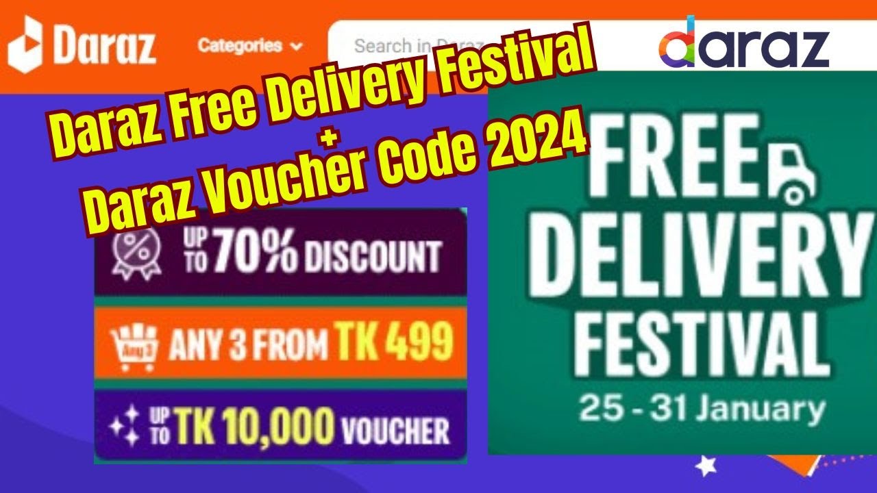 Daraz Promo Code 2024 Daraz Voucher Code 2024 Daraz Free Delivery Daraz Promo Code 2024 Daraz Voucher Code 2024 Daraz Free Delivery