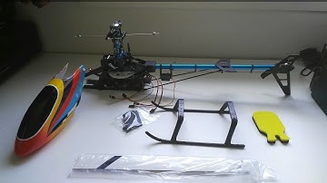 XFX TREX 450 first flight