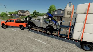 Using U-Haul to move rich old man to new farm | Farming Simulator 22