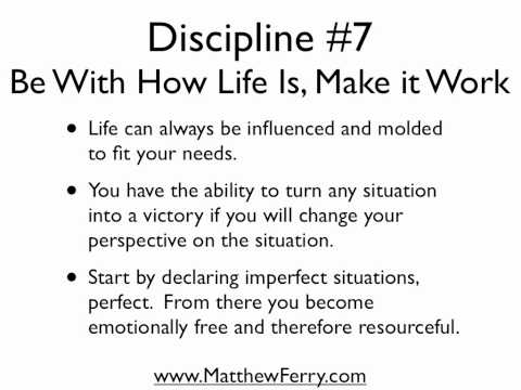 Mental Disciplines of Thriving by Matthew Ferry