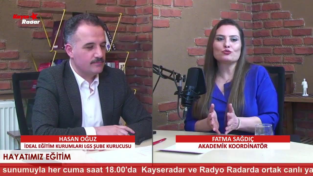 LGS Süreci Masaya Yatırıldı: Kayseri’de Eğitim Gündemi Radyo Programında Ele Alındı